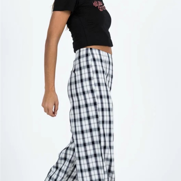 Princess Polly Euros Pants Black/White Size 4 - Picture 11 of 11